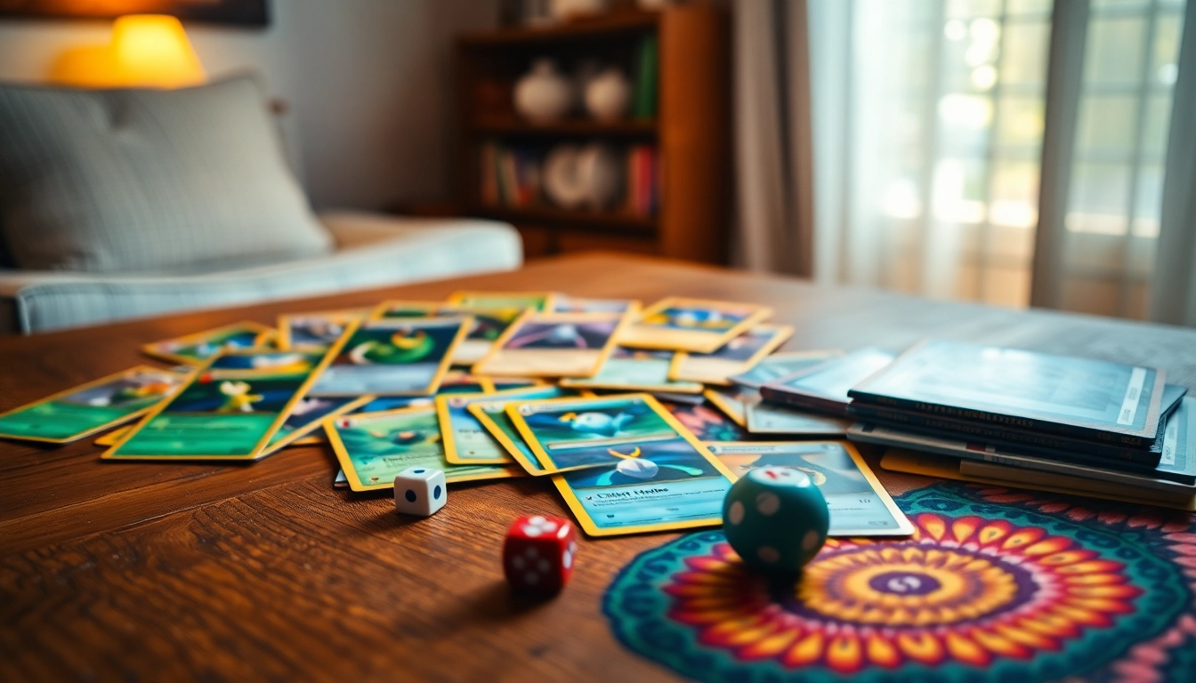 Explore real Pokémon cards in India with several types displayed on a wooden table, evoking excitement.